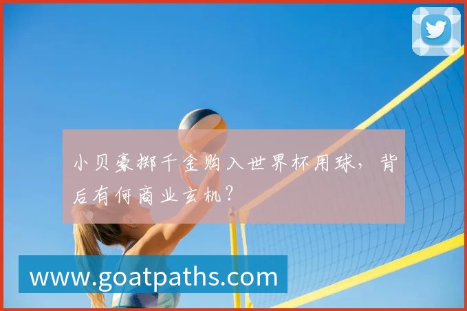 小贝豪掷千金购入世界杯用球，背后有何商业玄机？